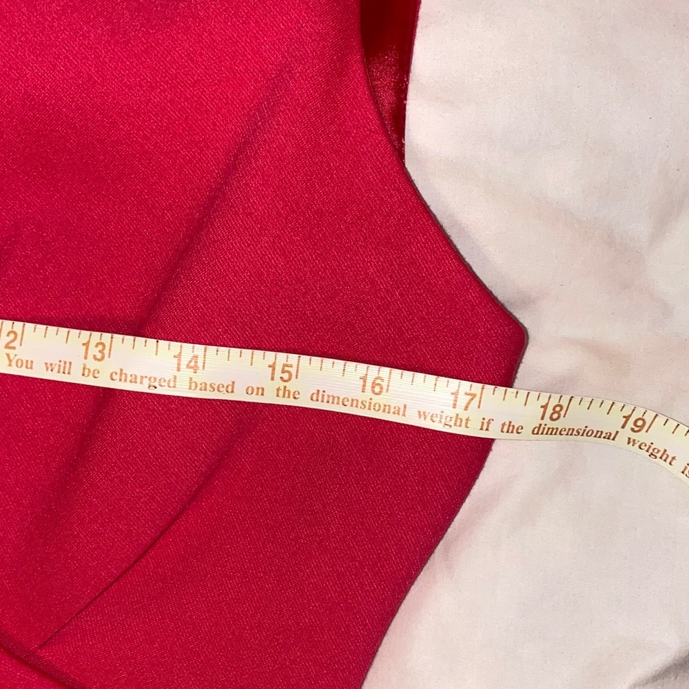 Tahari Bold Raspberry Red Dress - Picture 6 of 11
